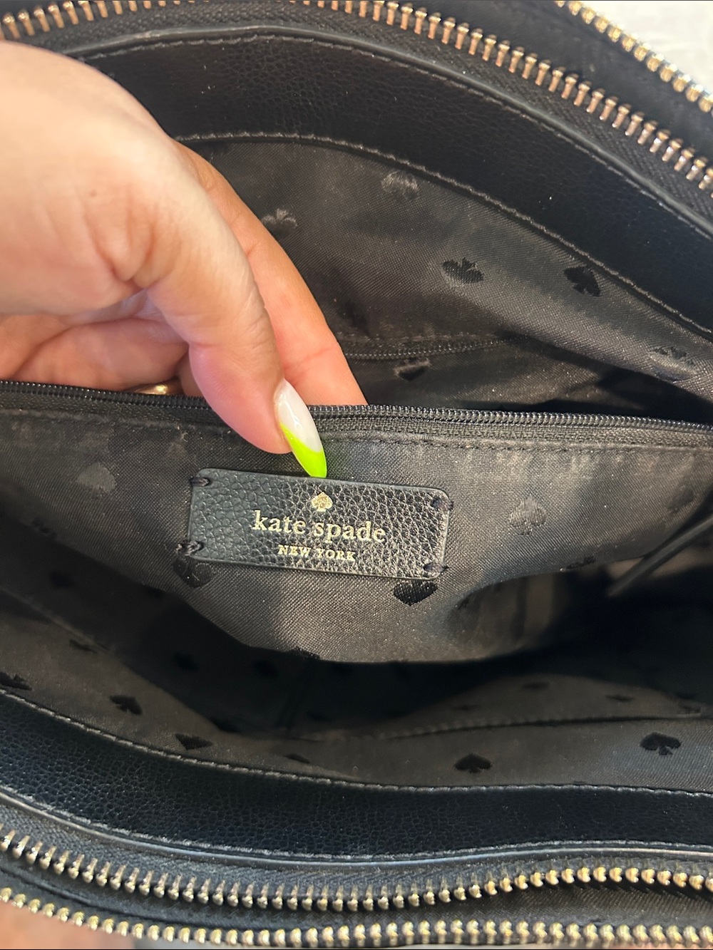KATE SPADE | Patterson Drive Kona Tote Black Work Laptop Bag Briefcase | Large - Picture 11 of 14